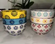 Urban Outfitters Mix + Match Printed Bowls Set