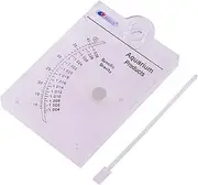 AIMALL Seawater Salinity Hydrometer Aquarium Salinity Meter with Clear Scale for Marine and Brackish Water Testing