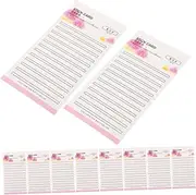 BATHVEVE False Lashes Strip Card Eyelash Adhesive Strip Holder Lash Extensions Storage