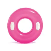 Intex Inflatable Hi-Gloss 76cm Swimming Ring Pool Float Round Tube 3+ Assorted