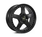 To Suit VW T-ROC WHEELS PACKAGE: 17x7.0 17x8.5 Simmons FR-1 Satin Black and Y...