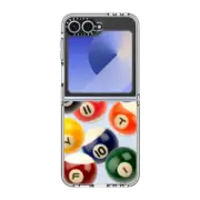 Galaxy Z Flip6 Clear Case Billiard