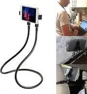 Lazy Neck Phone Holder Hand-Free Rotating Vertical Horizontal Gooseneck Multiple Function Mounts - for Cell Phone,Tablet,iPad,Kindle,iPhone,Samsung,and Other Smartphone Devices Multi Angle Holder