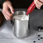 Stainless Steel Milk Frothing Jug with Scale Frother Pitcher Barista