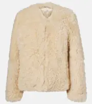 [Tom Ford] Tom Ford Shearling jacket UK 14 white