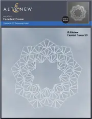 Altenew Faceted Frame 3D Embossing Folder