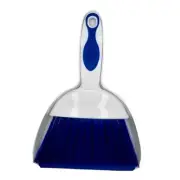 Portable Mini Dustpan and Brush Set, Commercial Grade with Comfort Grip