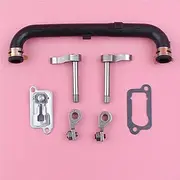 Oil Hose Tube Outlet Valve Plate Assy Valve Lifter Rocker Arm Set Fit for GX35 4 Stroke Small Engine Motor Spare Part