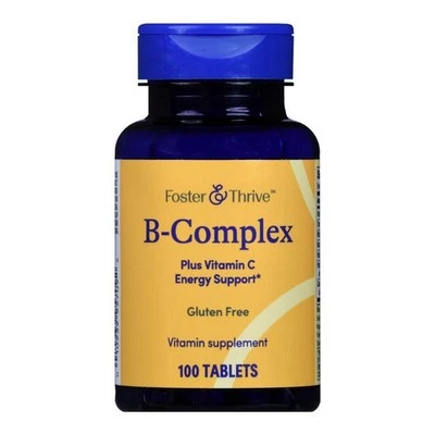 Vitamin B-Complex 100 Tabs by Foster And Thrive