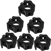 CORHAD 6pcs Barbell Collars Weightlifting Barbell Clasp Clips Secure Dumbbell Fixation Gym Barbell Clamps for Bars at Home or Gym