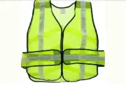 Trail ridersSafety Vest with Silver Reflective Strips and 5-Point Breakaway OSFA