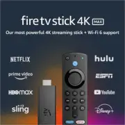 Fire TV Stick 4K Max Streaming Device, Wi-Fi 6, Alexa Voice Remote (Includes TV