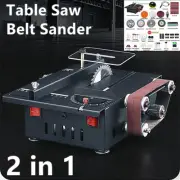 Mini Table Saw Cutting Machine Woodworking Metal Cutting Sanding Sharpening Tool
