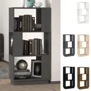 Solid Wood Book Cabinet/Room Divider Bookcase Shelf Rack Multi Colours vidaXL