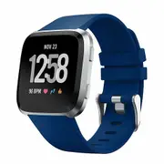 For Fitbit Versa/Lite/Versa 2 Replacement Band Wristband Silicone Sports Watch Navy Blue (5.5 to 7.1)