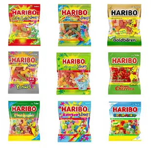 現貨 德國 Haribo 酸小熊軟糖 酸軟糖 酸可樂 酸西瓜 酸豆子 酸奶嘴 酸彩虹 酸國旗 酸幻想樂園 酸薯條