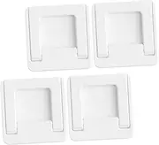 SWOOMEY 4pcs Sliding Door Window Locks Safety Adhesive Locks for Cabinets Easy to Install Secure Finish