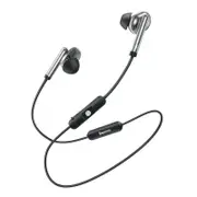 Encok S30 Wireless bluetooth 5.0 Earphone HiFi Stereo Sports IPX5 Waterproof Headphone with Mic SILVER COLOR