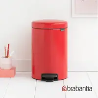 在飛比找momo購物網優惠-【Brabantia】NEWICON環保垃圾桶-12L熱情紅