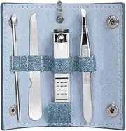4 Pcs/Set Stainless Steel Nail Care Tool Kit Portable Nail Clippers Set Beauty Manicure Set for Travel Use