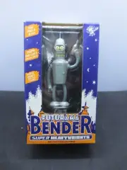 Rare - Futurama Bender - Die Cast Gray Super Heavyweights Collectible New in Box