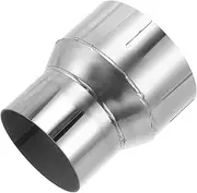 X AUTOHAUX 2.75"OD to 3.5"OD Mandrel Exhaust Bend Elbow Concentric Reducer T304 Stainless Steel Pipe Adapter 4 Inch Length Silver Tone