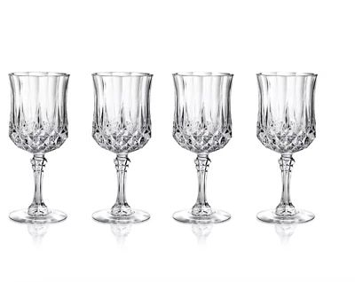 Longchamp Cristal D’Arques Set of 4 Cordial small Glasses 2 oz