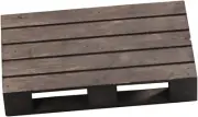 NAMOARLY Carbonized Wood Pallet Tripod Show Rack Trivet Mats Pallet Coaster E...