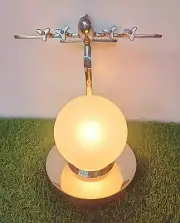 Aviation Aircraft Table Lamp Vintage Glass Ball Globe Lighting Home Decor Gift
