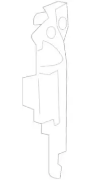 Genuine Honda Plate R Front Bumper Side Induction 71201-TBA-A00 (for: Honda Civic)