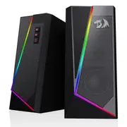 Redragon GS520 Anvil RGB Desktop Speakers, 2.0 Channel PC Computer Stereo Speaker with 6 Colorful LED Modes