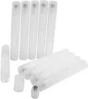 VICASKY 10pcs Refillable Roller Ball Bottles for Essential Oils and Perfumes Metal Roller Container Leak Design Portable Travel for
