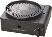 Iwatani CB-MSG-1 Portable Cassette Stove Fu Multi Smokeless Grill Black New JP