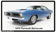 1970 Plymouth Barracuda Auto Refrigerator / Tool Box Magnet Man Cave