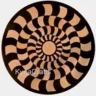 Marquetry Art Sofa Table for Restaurant and Hotel Round Marble Dining Table Top