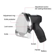 YA Adjustable Thickness Handheld Electric Kebab Knife Meat Cutter Slicing Tool