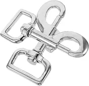 Abaodam 2Pcs Swivel Snap Hooks for Dog Leash Durable Trigger Clips for Pet Connectors Corrosion Resistant Clasp Snaps for Walking Multiple Dogs and Accessories