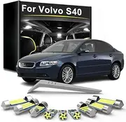 Car LED Interior Light Bulb Kit, For Volvo S40 VS 544 Sedan 1996-2008 2009 2010 2011 2012 Reading Dome Trunk Vehicle Lamp