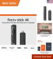 Streaming Device - 4K Ultra HD, Wi-Fi 6 Support, Alexa Remote Included