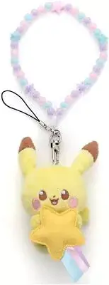 Pokemon Pikachu Poke Peace Plush Keychain Strap (Starry Sky Ver.) 10cm Japan
