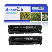 2PK CE410A Black Toner 305A LaserJet Enterprise 400 color M451nw M451dn For HP