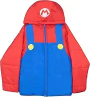 [Nintendo] Super Mario Bros Winter Jacket for Boys Mario Kart Graphic Print Boys Puffer Winter Coat for Big and Little Kids