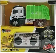 Dakott Mini RC Garbage Truck for Kids -1:64 Scale Four-Way Remote Control Toy Truck RC Garbage Truck, Toy Truck 2.4GHz Remote Controls