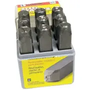 C.H. HANSON 25521 Letter Set,1/16in,Steel