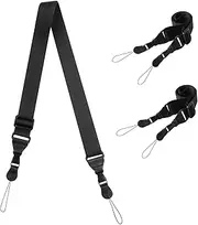 ZTOWOTO 3 PCS Adjustable Bag Strap Replacement - Universal 3.2cm-Wide Shoulder Strap With Quick Release Buckles for Handbags, Laptop Bags and Luggage (62cm)