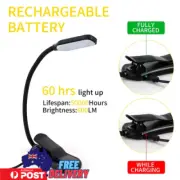USB Rechargeable LED Book Light 3-Level Adjustable Reading Lamp