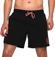 [Hill & Sea] Mens Swim Trunks Board Shorts Swimwear Quick Dry Beach Swimming Bathing Suits with Mesh Lining and Pockets