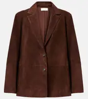 [Vince] Vince Suede blazer AU 14 brown