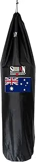 Shihan POWER SPORTS Australia Flag Boxing Bag Cover Waterproof 5-6ft x 24inch Diameter Large Bag Punch Bag Outdoor Protection for Your Boxing Bag Ideal for freestanding Strike Bags, BLACK