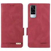 For Vivo Y51 (2020, September)/y31 (2021) Wear Resistant Phone Case Hardware Decorated Phone Cover Magnetic Clasp Folio Flip Case With Stand Wallet